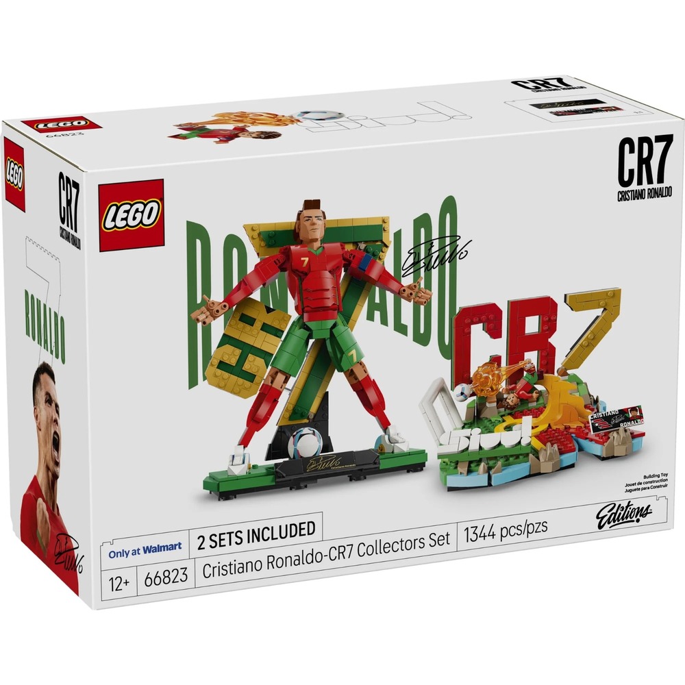 LEGO EDITIONS/CRISTIANO RONALDO CR7/66823/2 SETS/NEW/SEALED/MSLECR7070226